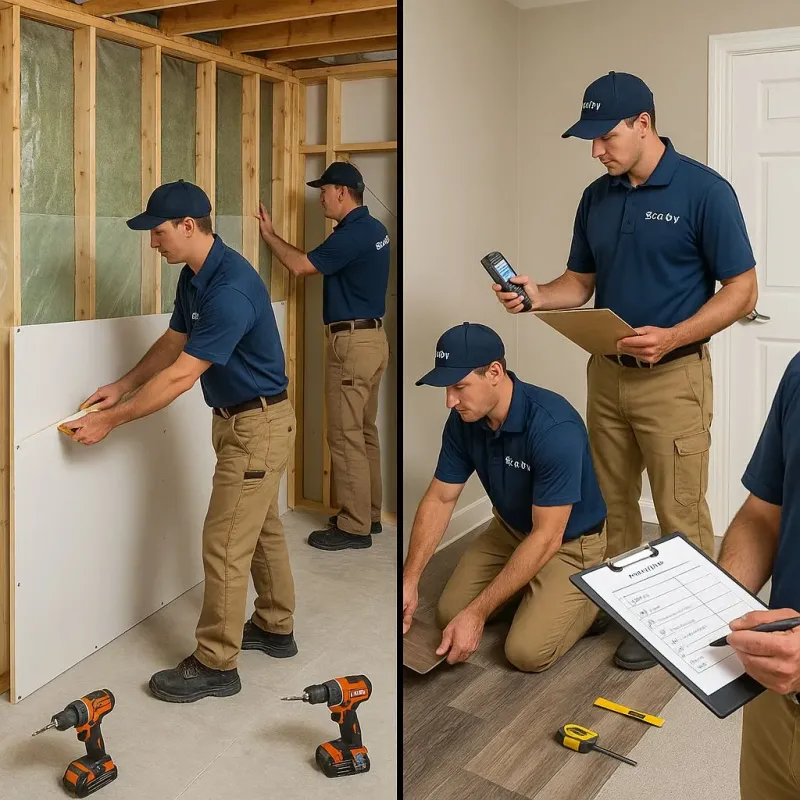 Repairs and Reconstruction process in Burton, OH